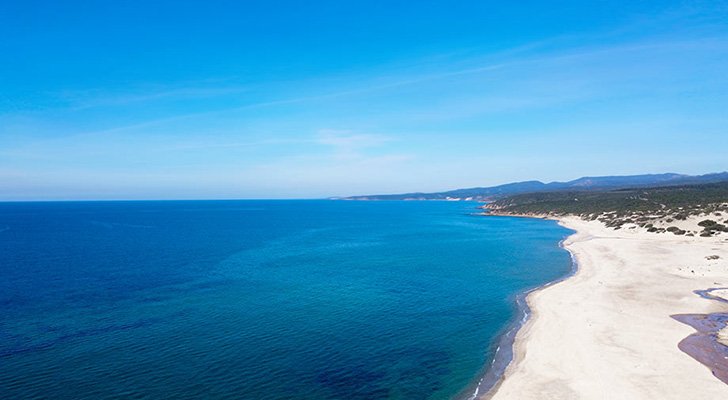 Piscinas Strand West Küste Sardiniens