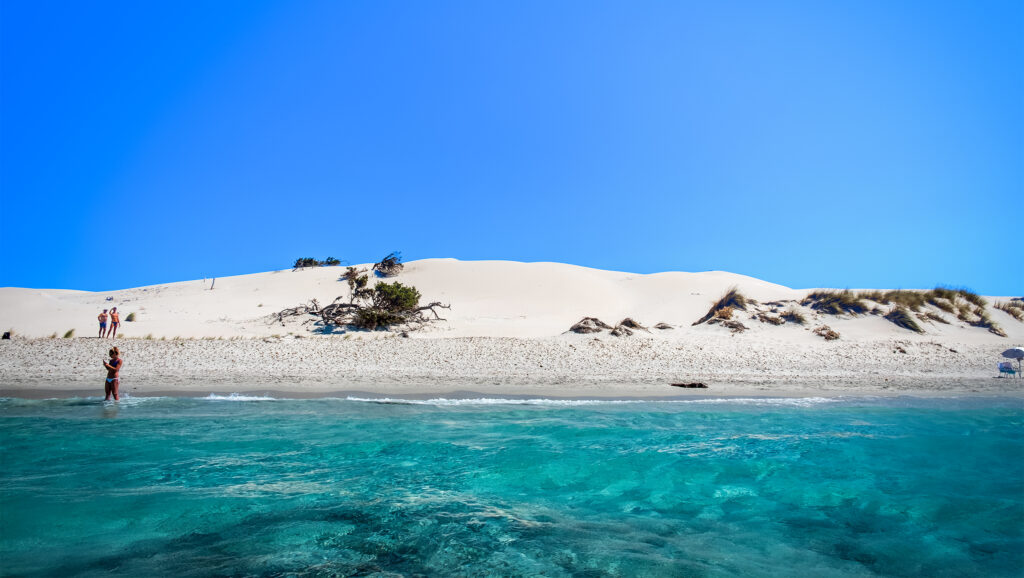 Strand von Porto Pino Is Arenas blancas